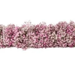 Light Pink 5 Foot Baby's Breath Garland, 8" Diameter