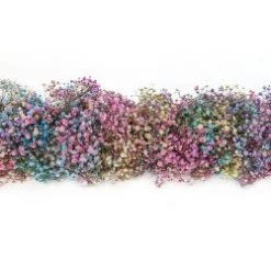 Rainbow 5 Foot Baby's Breath Garland, 8" Diameter