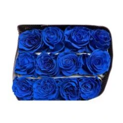 Blue Tinted Rose T4, 60cm